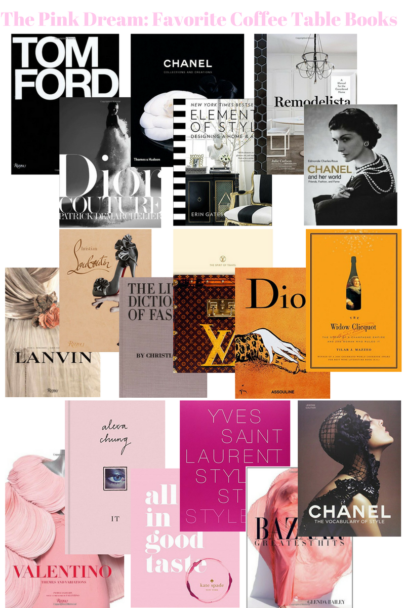 Favorite Coffee Table Books - The Pink Dream