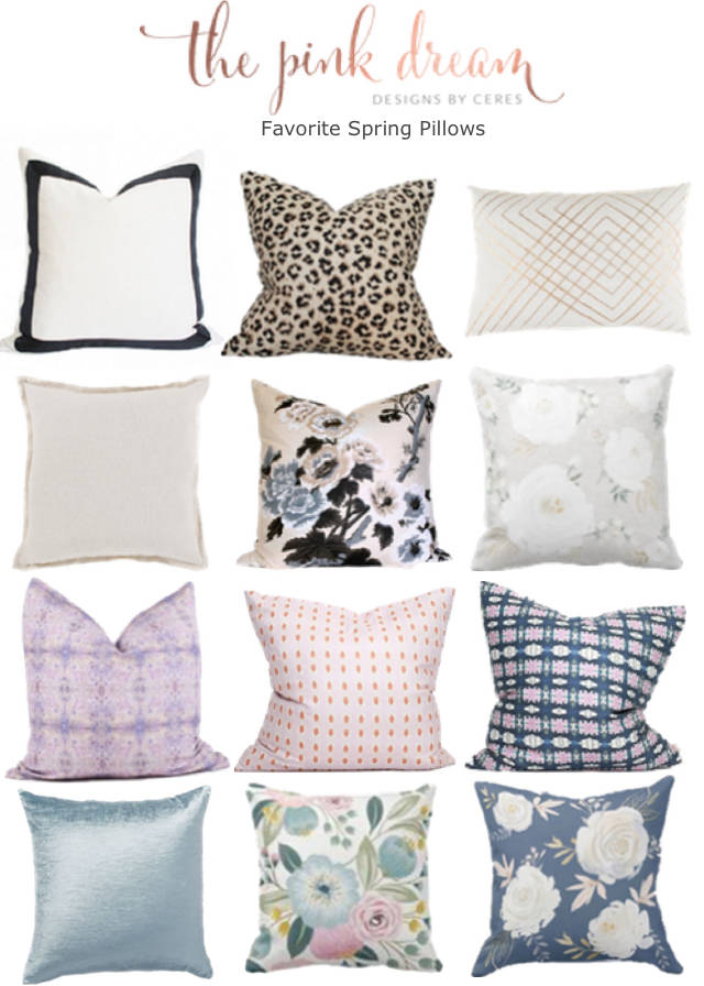 My Favorite Spring Pillows