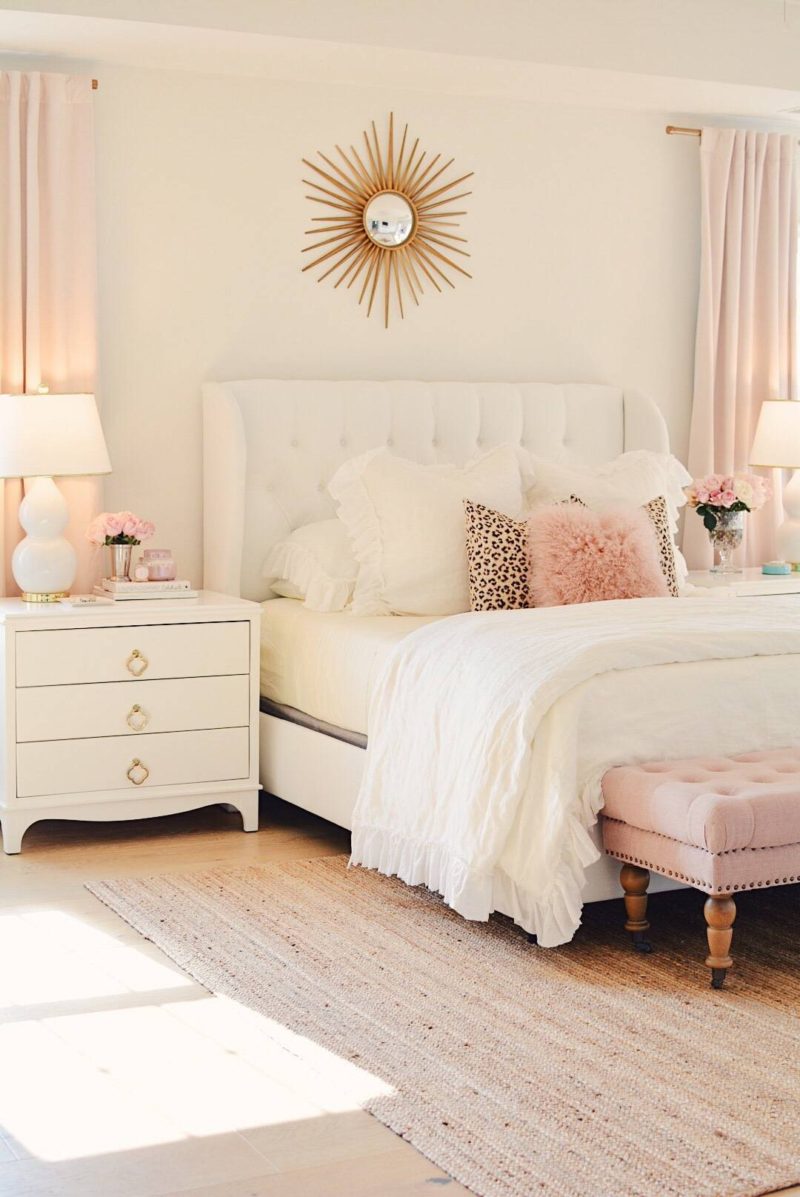 Bedroom Decor Ideas: A Romantic Master Bedroom Makeover - The Pink Dream