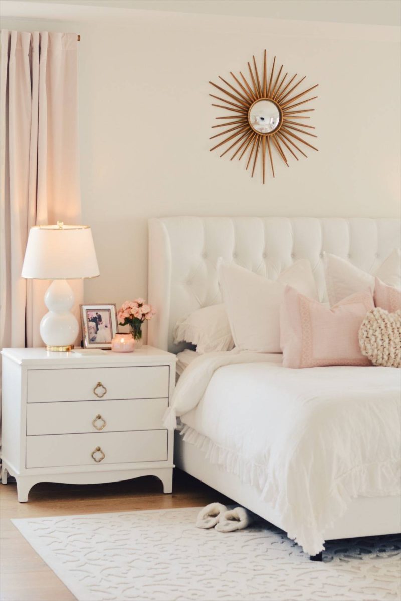 Orian Seaborn Rug Review: My New White Master Bedroom Rug - The Pink Dream
