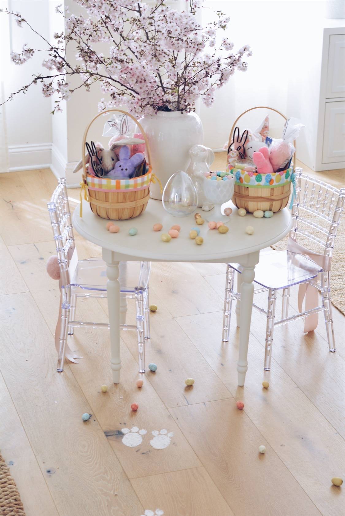How To Make Easter Bunny Footprints