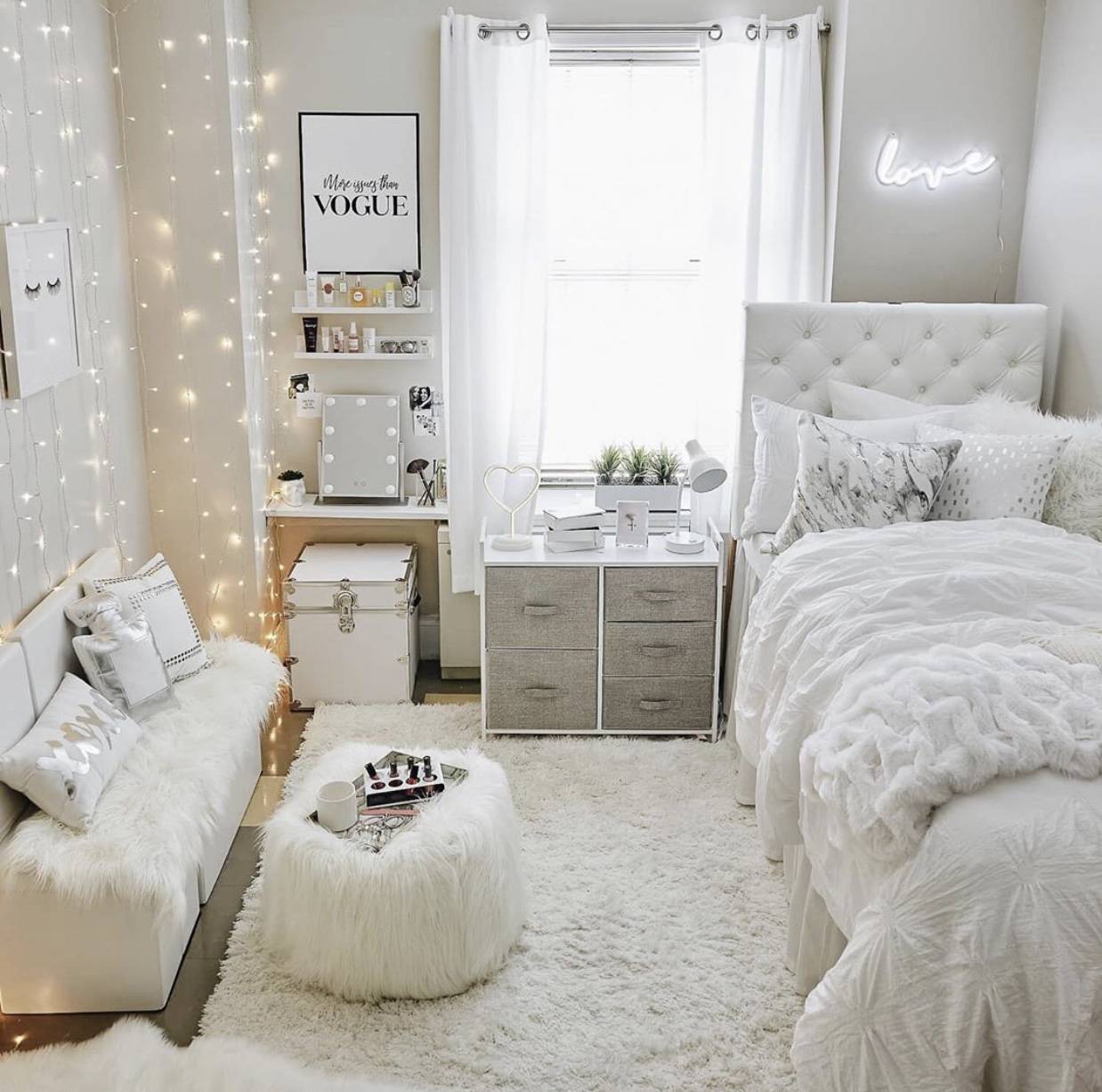 VSCO Room Ideas: How to Create a Cute Dorm Room - The Pink Dream