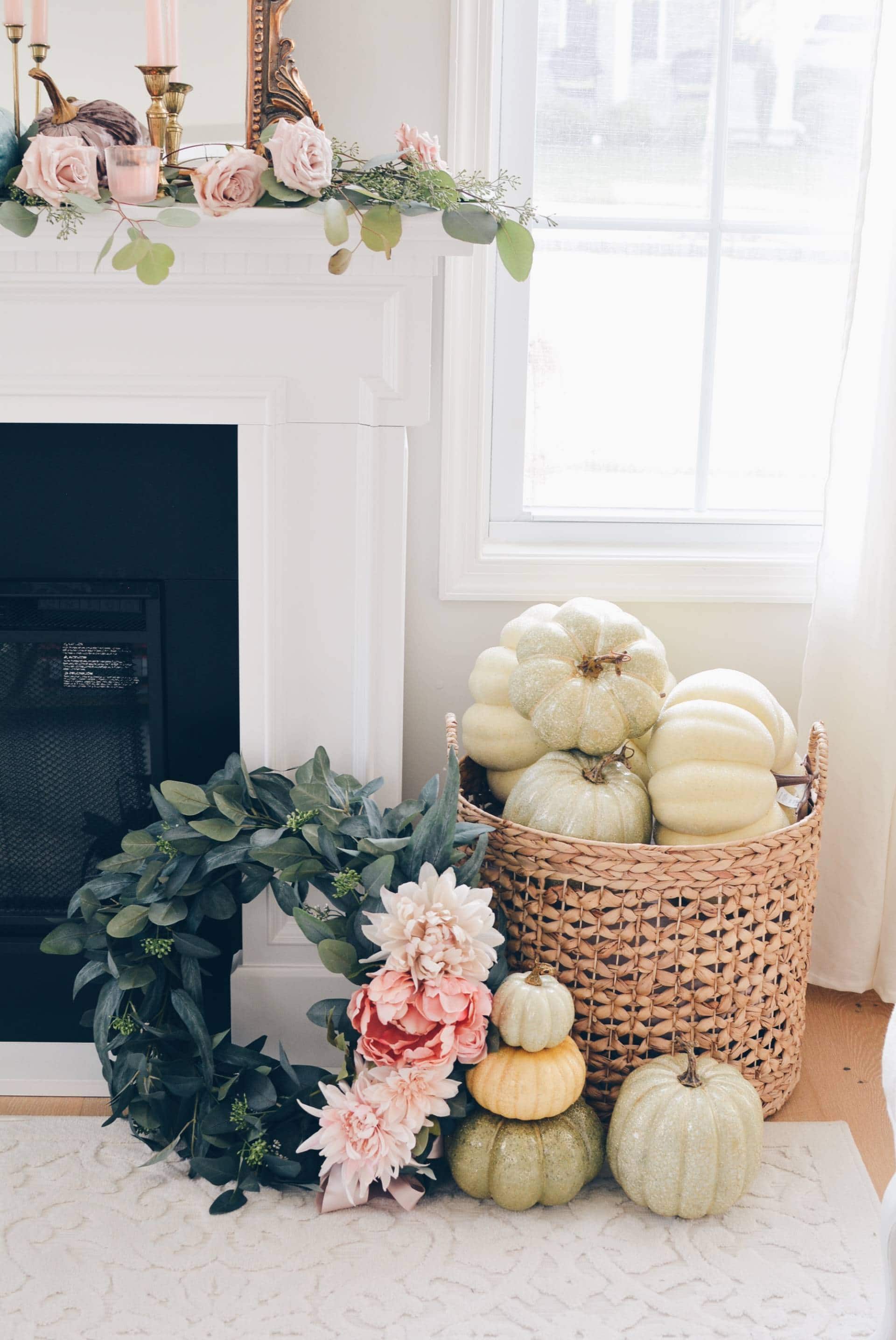 Simple Easy Fall Decorating Ideas The Pink Dream