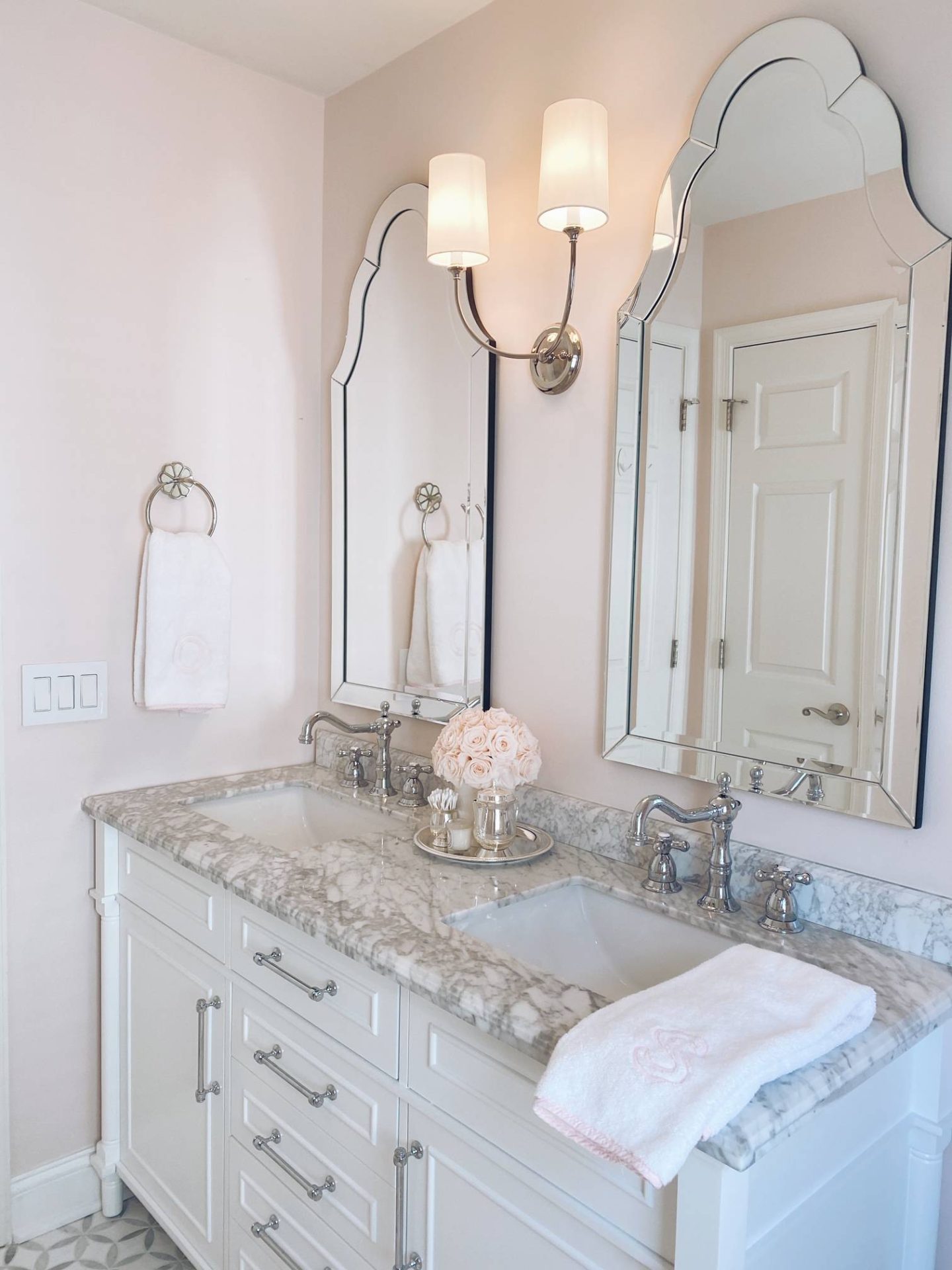 A Pink Girls Bathroom Remodel - The Pink Dream
