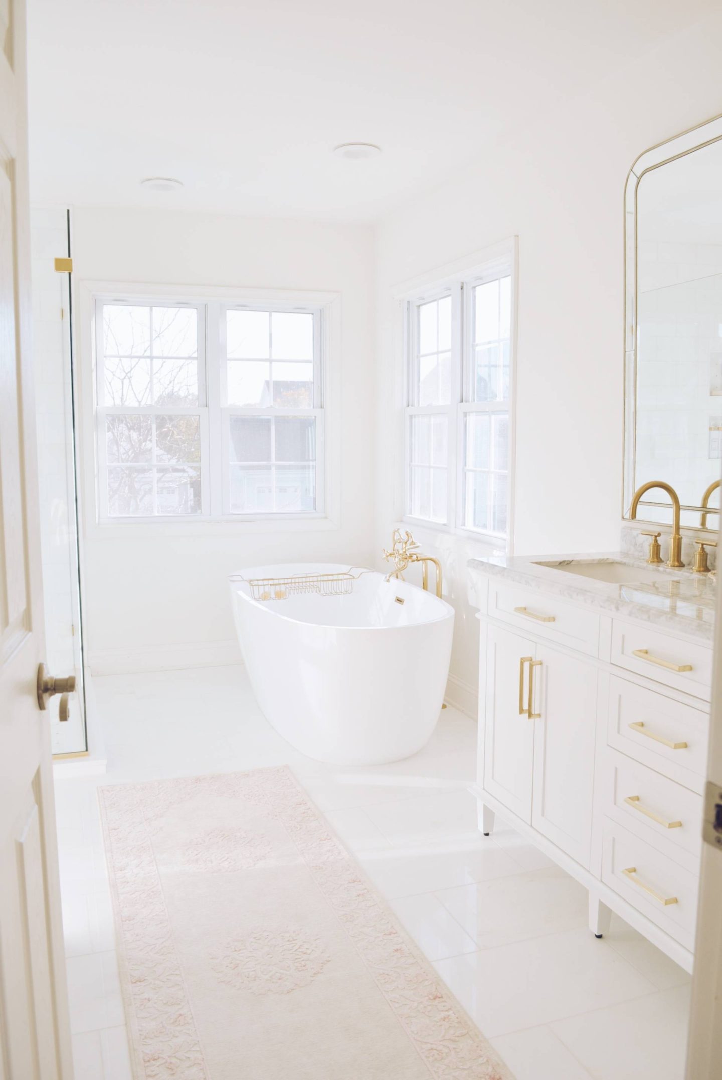 Our White Marble Bathroom Renovation