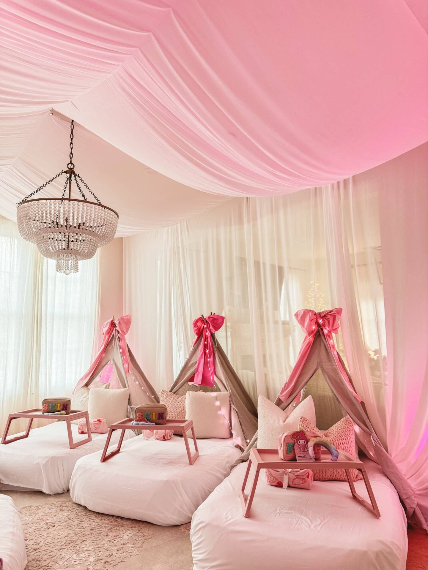 A Pink Sleepover Birthday Party to Remember